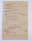 Vintage The Old Cherry Street Cafe Restaurant Menu Tulsa Oklahoma