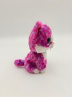 Ty Beanie Boos Charlotte Plush Pink Cat Purple Stuffed Toy 6 