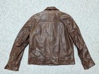Vintage Banana Republic Leather Jacket L Brown Patina Indiana Jones Bomber