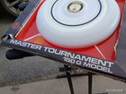 1984 Wham-o Master Tournament Frisbee 150g Model Black   Gold Stock W  Serial  