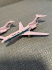 2 Vintage Boeing 727 Pan Am Diecast Planes Made In Japan