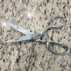 Gingher Dressmaker Scissors Bent-handle Metal Blade Right-handed With Sheath