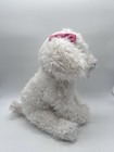 Fao Schwarz Sparklers Plush Puppy Dog Stuffed Animal Toy White 11   