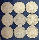 Liberty Head V Nickels Full Dates 9 Per Lot