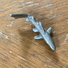 Vintage Pewter Shark Swishing Tail Medium Size