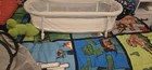 Baby Delight Snuggle Nest Portable Bassinet W  Breathable Mesh  Gray white