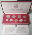Franklin Mint Republic Of Malta 1976 Proof Set Copper-nickel Bronze Aluminum