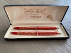 Vintage Arpege Perfumed Writing Pens My Sin 14 Kt Gold Exclusive Design In Box