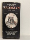 Vintage Us Hagstrom Map Of Brooklyn  50 Cents  Edition 1957