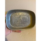 Vintage Wilton Pewter Bread Plate Tray  give Us This Day Our Daily Bread 
