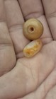 Pre Columbian Carnelian Bead Pair  Tairona 