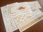 Restoration Decals For Antique  Sewing Machine Charles Raymond Pat  1861  mod b 