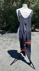 Jumpsuit Workout Women Xs s Black Orange Tracksuit Yoga Front Zipper Mesh