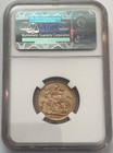 Australian 1895 S Sovereign  Ngc Au 58  Gold  Queen Victoria