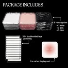 9pcs Press On Nail Storage Box In 3 Colors  False Nails Acrylic Display Case 