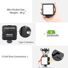 Vl49 2000mah Led Video Light W 3 Cold Shoe  Rechargeable Soft Light Panel  Porta