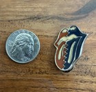 Rolling Stones Steel Wheels 1989 Zipper Tongue Concert Pin