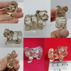 Rock Stone Crystal Bull Figurine Carved Animal Miniature Sculpture Roman