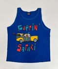 True Vintage Single Stitch 80s Mickey Surfin  Safari Tank L Goofy Jungle Cruise