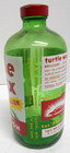 Rare Vintage Empty Turtle Wax Green Glass Bottle In Excellent Condition  Ca 1954