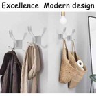 3 Pack Towel Holder For Bathroom Wall Hooks  Bath Towel Rack Shower Towel Holder