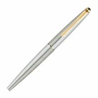 Parker Galaxy Stainless Steel Gt Gold Clip Roller Ball Pen  Fine Blue Ink  New