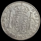 Mexico Spanish Colonial 8 Reales Carol Carolus Iiii 1804 Mo Th Sharp Detail
