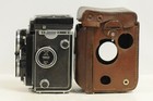 Rolleiflex 2 8e-ii Xenotar With Cap   Case