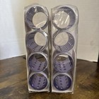 Set Of 2 Conair Thermal Ion Extra Large Rollers Hair Curls Purple 8 Total Vtg H2