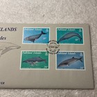 Falkland Islands- -1989- -baleen Whales -official Fdc- 399
