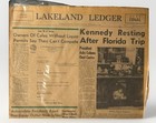 1963 1968 Kennedy Assassination Newspapers Lot Jfk   Rfk 7 Original Vintage Lot