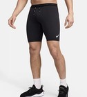 Nike Men   s Sz L Aeroswift Half Tight Running Shorts Black Fn3369 011