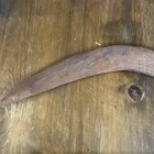 Vintage Australian Aboriginal Wooden Boomerang Hand Carved  Outback 