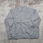 East German Military Shirt Jacket Mens Medium Blue Nva Service Shirt