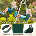 2-pack Outdoor Swing Seats With 66  Rust-resistant Chain  330lb Heavy Duty