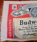 Vintage Budweiser Anheuser Busch King Of Beer Beach Blanket Towel 54 X 32 Inches
