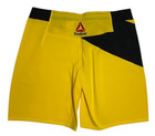 Ufc Reebok Octagon Fight Shorts Yellow Black Men   s Large 36    New With Tags