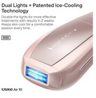 Ulike Ipl Laser Hair Removal Device Air 10 Pink For Women men  Ice Cool