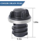 Cooler Drain Plug Replacement For Yeti cooler Compatible With Black 