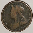 British Penny - 1896 - Queen Victoria   101 