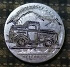 Hobo Nickel Hand Carved Original By J m Tarantula Buffalo Nickel As Mountain Run
