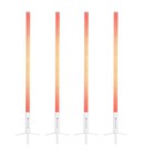 Rockville 4x Rock Saber Recahrgeable Dj stage Pixel Tube Lights wireless Dmx bag