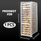 530387 Commercial-grade Sheet Pan bun Pan Rack Cover  Plastic  20-tier  28  L