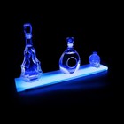 Kipokalor 24  Led Lighted Liquor Bottle Display Shelf Bar Rack  r016