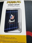 New Peanuts Snoopy Patriotic Usa Shower Curtain Fabric 70  X 72  Red white blue