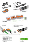 50 Pcs Wago 221-413 Compact Splicing Connectors 3 Pole Lever Nuts Free Shipping 
