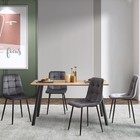 Grey Velvet Dining Chairs Set Of 2 dining Room Side Seating  Kitchen Chairs With