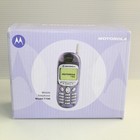Rare Vintage Motorola T190 Phone Red International In Box Bundle Complete