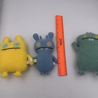 Lot Of 3 Vintage Ugly Dolls Plush Collectable Rare  -babo  Nandy Bear  Deer Ugly