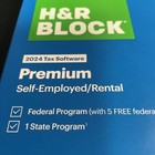 H r Block Tax Software Premium 2024 Pc mac  boxed Key Card   Fast Shipping